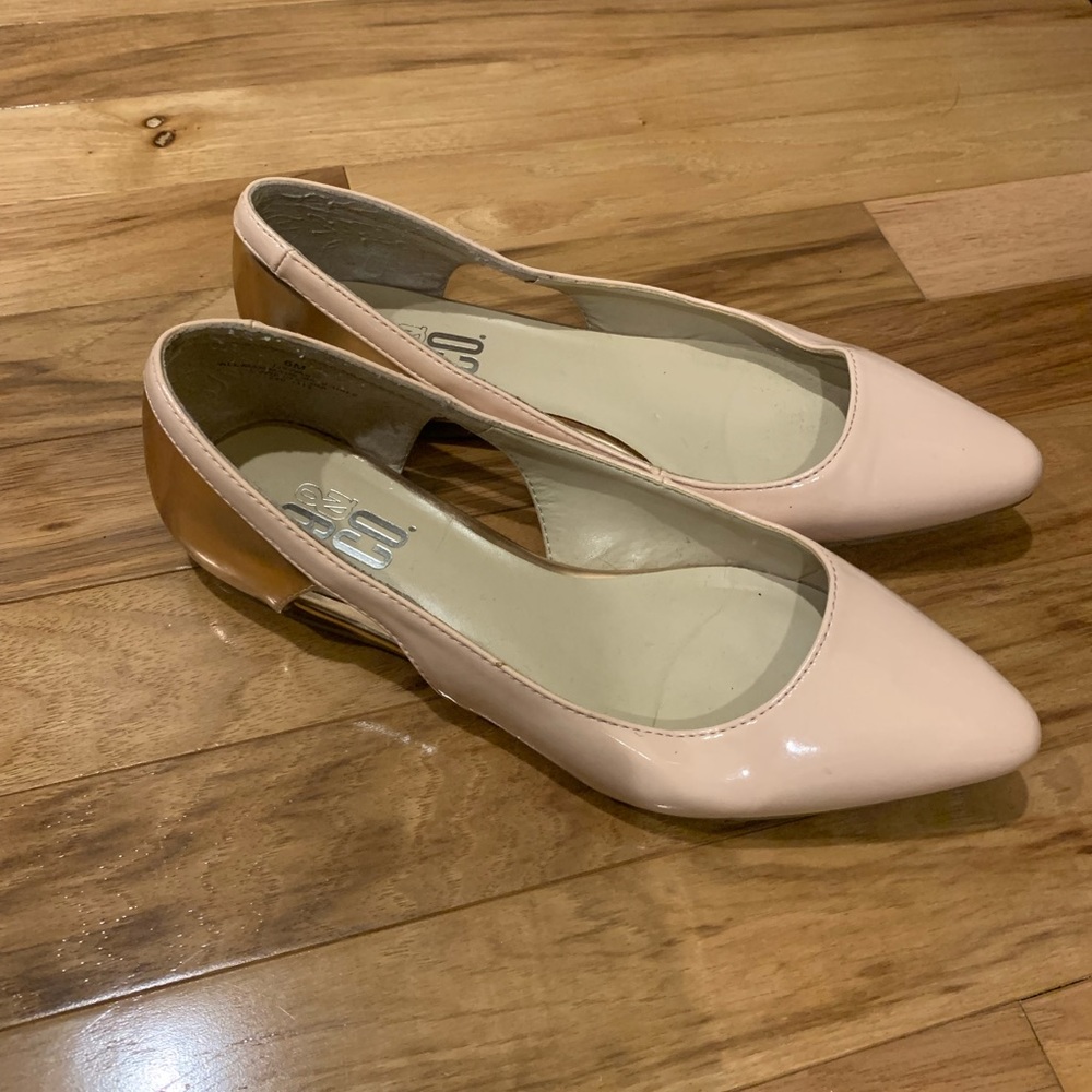9 & Co. Rose Gold Flats